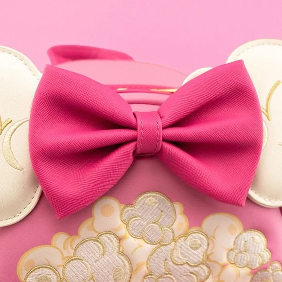 Loungefly Disney Minnie Mouse Popcorn Ears Mini Backpack - Exclusive - Rare - Picture 9 of 10